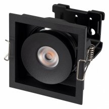 Встраиваемый светильник Arlight CL-SIMPLE-S80x80-9W Warm3000 (BK, 45 deg) 028149