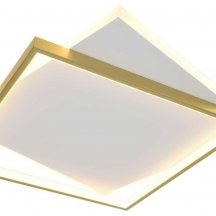 Светильник потолочный светодиодный ЭРА Модерн с ДУ Lima CLL-1-82-RC WH +GD Б0069755