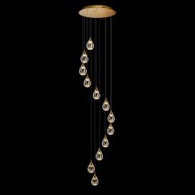 Подвесной светильник DeLight Collection Stilla MD24001004-12A gold/clear