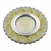 Встраиваемый светильник Fametto Luciole DLS-L139 Gu5.3 Glassy/Gold