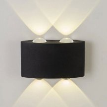Накладной светильник AM-Group AM307 AM307-4X1 W BK 4000K