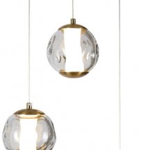 Подвесной светильник DeLight Collection OD2437 OD2437-3 gold/clear
