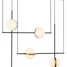 Подвесной светильник DeLight Collection MD2062 MD2062-4B black/brass