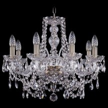 Элитная подвесная люстра Bohemia Ivele Crystal 1411 1411/8/195/Pa