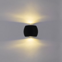 Настенный светильник Reluce 86008-9.2-002TLB LED2*3W BK