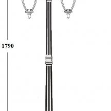 Наземный фонарь Oasis Light VERONA 86208A Gb
