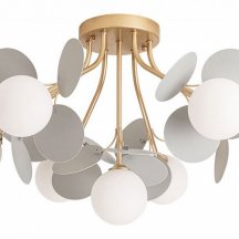 Потолочная люстра Arte Lamp Peacock A1369PL-7GY