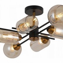 Потолочная люстра Illumico IL8243-8COU-79 BK GD