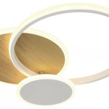 Потолочная люстра ЭРА City CLL-1-60-RC WH+Wood