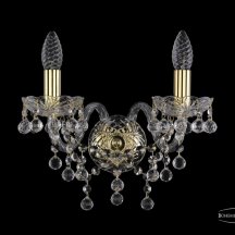 Бра для гостиной Bohemia Ivele Crystal  1409B/2/141/G