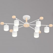 Потолочная люстра Reluce 78730-0.3-08 GX53 WH+WOOD