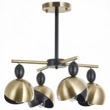 Потолочная люстра Arte Milano 271307/4 BK/GD