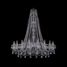 Люстра для натяжного потолка Bohemia Ivele Crystal 1411 1411/20/460/XL-154/Ni