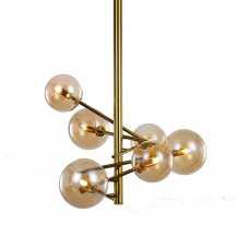 Потолочная люстра DeLight Collection Globe Mobile MX19009070-6B gold Потолочная люстра DeLight Collection Globe Mobile MX19009070-6B gold