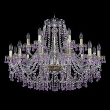 Люстра для гостиной Bohemia Ivele Crystal 1410 1410/12+6/300/G/V7010