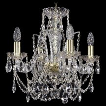 Люстра для гостиной Bohemia Ivele Crystal 1411 1411/4/141/G