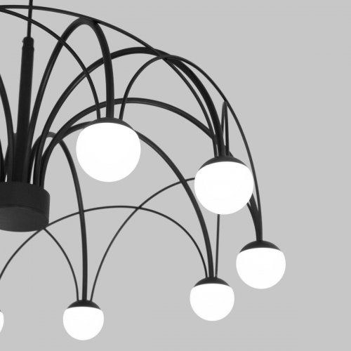 Подвесная светодиодная люстра Eurosvet Ragno 90034/10 LED черный Подвесная светодиодная люстра Eurosvet Ragno 90034/10 LED черный