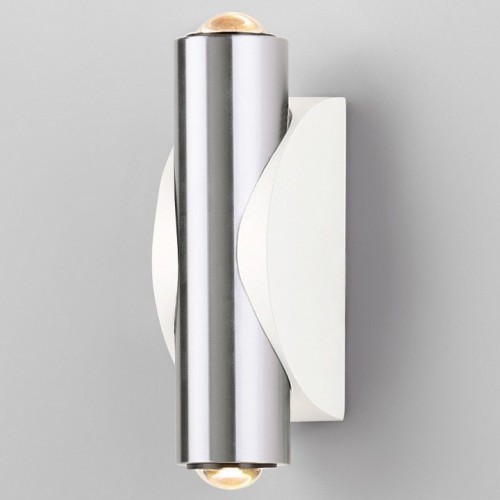 Настенный светодиодный светильник Elektrostandard Steel 40109/LED белый/сталь a055628 Настенный светодиодный светильник Elektrostandard Steel 40109/LED белый/сталь a055628