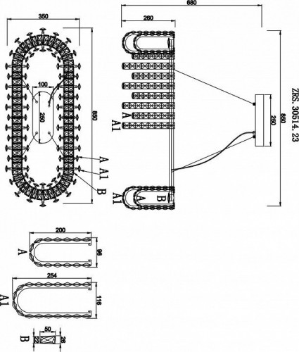 Подвесная люстра Zortes Amanda ZRS.30514.23
