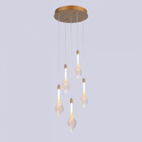 Подвесной светильник P98066 P98066-5 antique brass