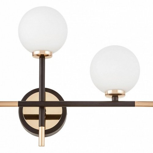 Настенный светильник Marsiada LDW 6033N-2 RT BK+FGD Настенный светильник Marsiada LDW 6033N-2 RT BK+FGD