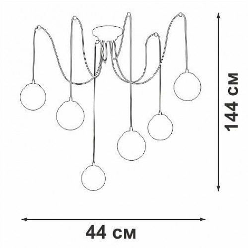 Подвесной светильник V4853/3S
