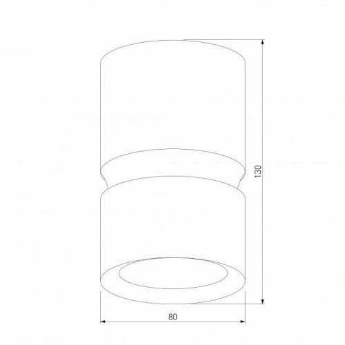 Потолочный светодиодный светильник Elektrostandard Kayo 25049/LED 12W 4000К черный a064729