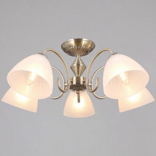 Потолочная люстра Illumico IL0897-5CSQ-26 AB ELITE Потолочная люстра Illumico IL0897-5CSQ-26 AB ELITE