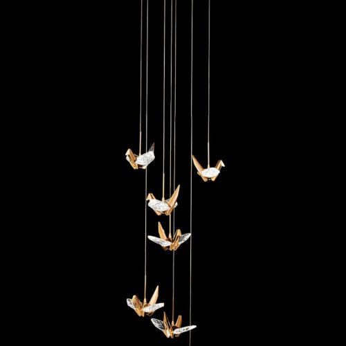 Подвесная люстра Alma LE7706/7 Gold