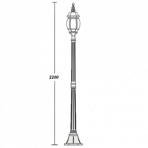 Наземный фонарь Oasis Light 83408L W