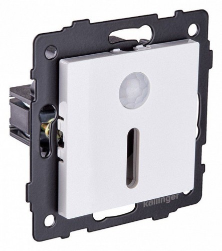 Заглушка для поста с подсветкой, без рамки Kollinger  REA-045WH