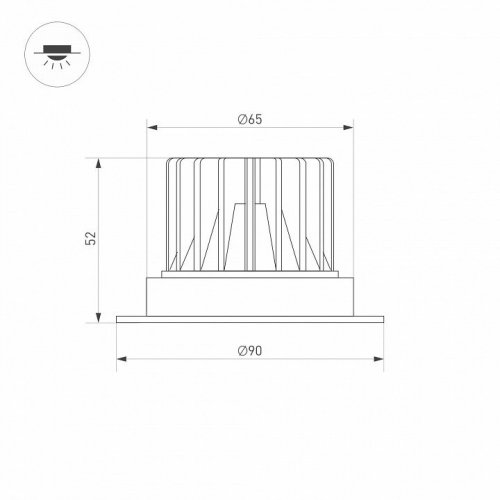 Точечный светильник Arlight ATLAS 036135(1)