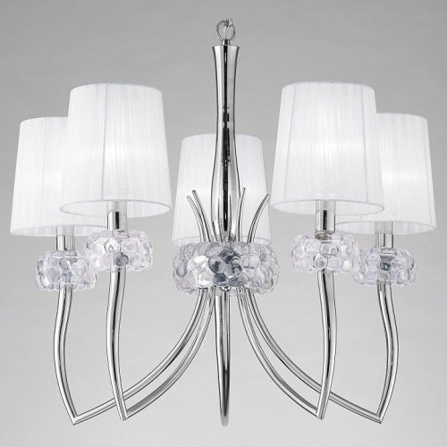 Подвесная люстра Mantra Loewe Chrome 4631 Подвесная люстра Mantra Loewe Chrome 4631