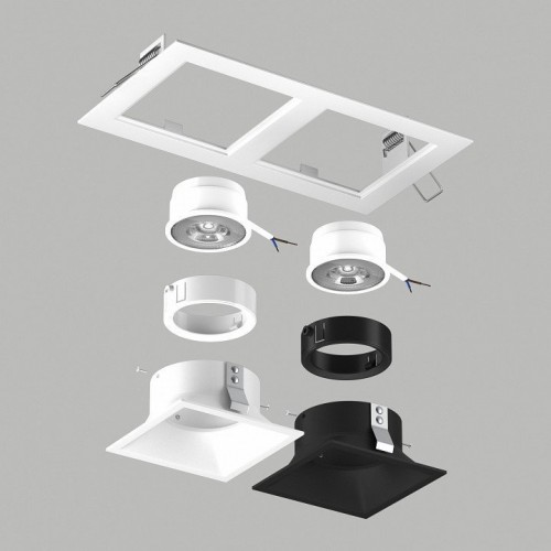 Встраиваемый светильник Lightstar Domino D5260607WBMOD