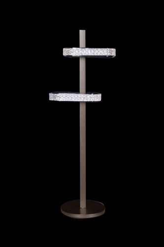 Настольная лампа Theona LE7701/2T Grey/Black Chrome