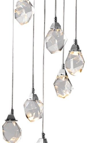 Подвесной светильник DeLight Collection Crystal rock MD-020B-7 chrome Подвесной светильник DeLight Collection Crystal rock MD-020B-7 chrome
