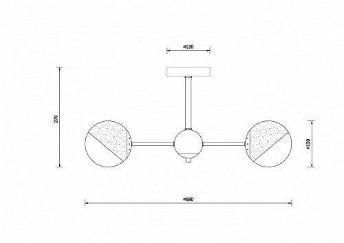 Потолочная люстра Freya Sonnet FR5271PL-05B