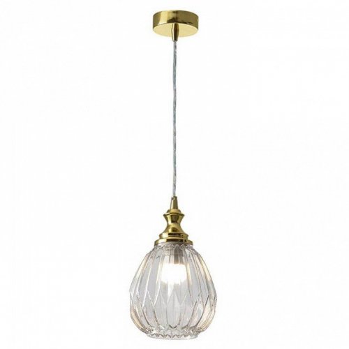 Подвесной светильник Newport 6140 6142/S gold/clear Подвесной светильник Newport 6140 6142/S gold/clear