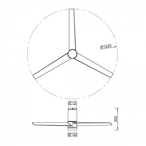 Люстра потолочная-вентилятор Mantra UP DOWN 9062 Люстра потолочная-вентилятор Mantra UP DOWN 9062