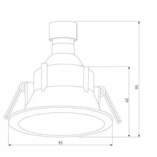 Точечный светильник Elektrostandard Side 25059/01