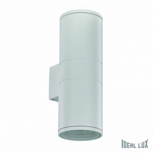 Уличный настенный светильник Ideal Lux Gun AP2 Big Bianco Уличный настенный светильник Ideal Lux Gun AP2 Big Bianco