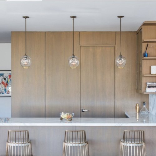 Подвесной светильник DeLight Collection Bubble KG0579P-1 brass/clear Подвесной светильник DeLight Collection Bubble KG0579P-1 brass/clear