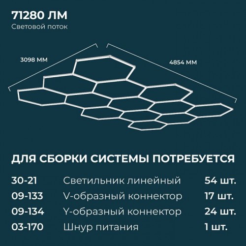Модульный светильник Apeyron Electrics  30-21