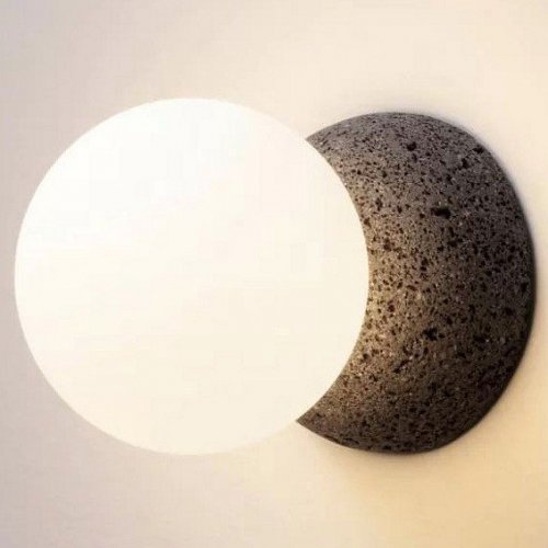 Настенный светильник iLamp Foxtrot 10695W/1-D100 BK-WH