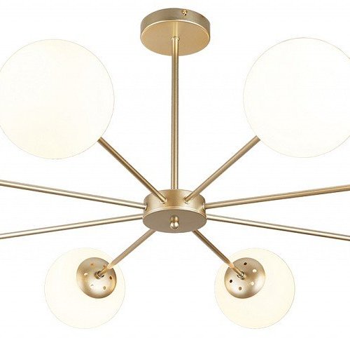 Люстра на штанге Escada ETHEREAL 2110/8P Gold Люстра на штанге Escada ETHEREAL 2110/8P Gold