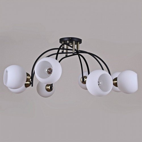 Потолочная люстра Illumico IL0250-8CSQ-79 BK AB Потолочная люстра Illumico IL0250-8CSQ-79 BK AB