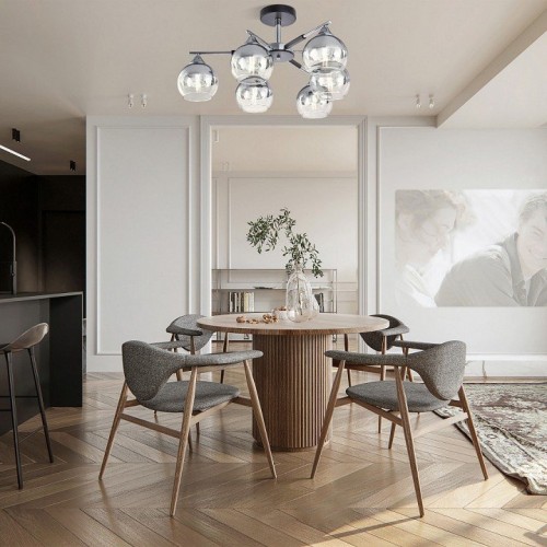 Потолочная люстра Arte Milano Napoli-9354 339354/6 CR+BK