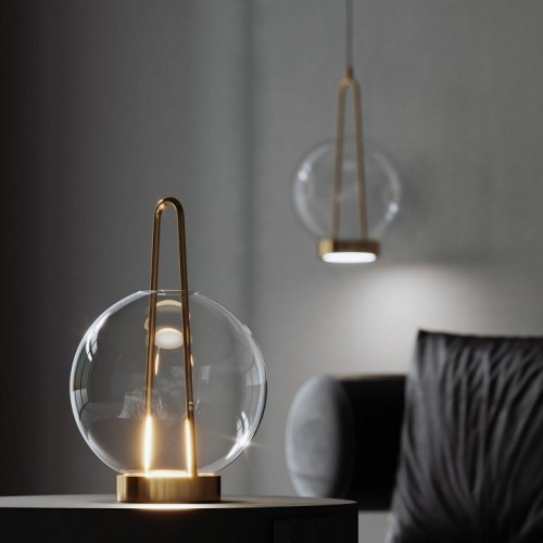 Интерьерная настольная лампа Eurosvet Frasco 80507/1 латунь