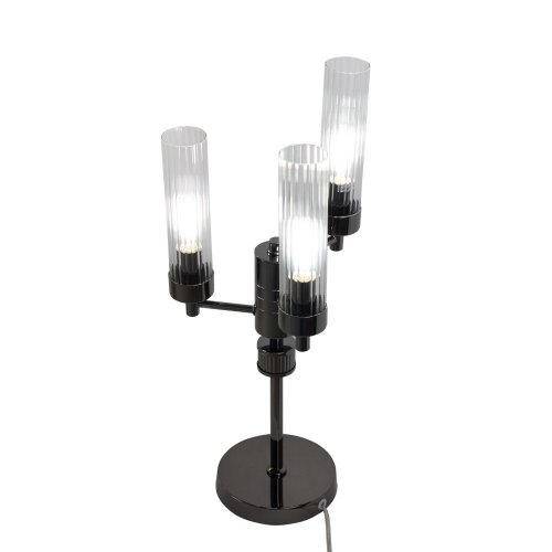 Интерьерная настольная лампа  INDIGO TL3 PEARL BLACK