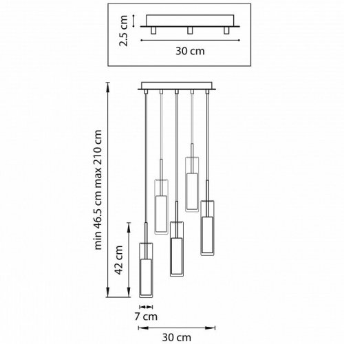 Подвесная люстра Lightstar Cilino 756056 Подвесная люстра Lightstar Cilino 756056